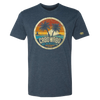 Blue Short Sleeve Men's Logo Pier/Palm Tree T-Shirt - Size S - XXXL