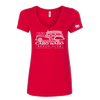 Red Short Sleeve Ladies Woody Logo T-Shirt